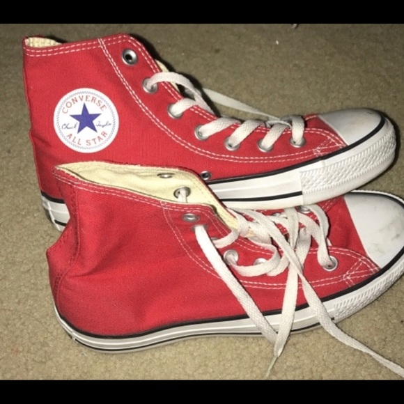 red converse infant size 4